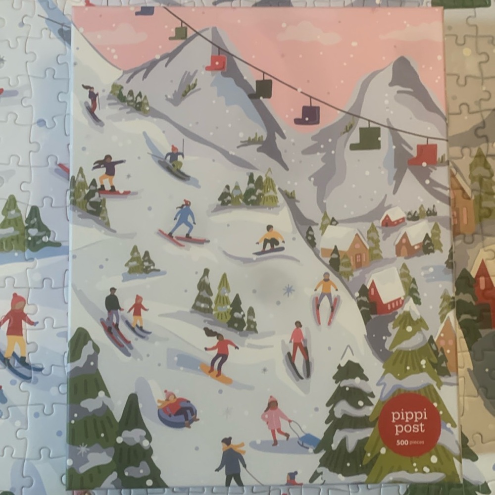 Puzzle by Poppi Post. 500 pcs. Snowy Slopes